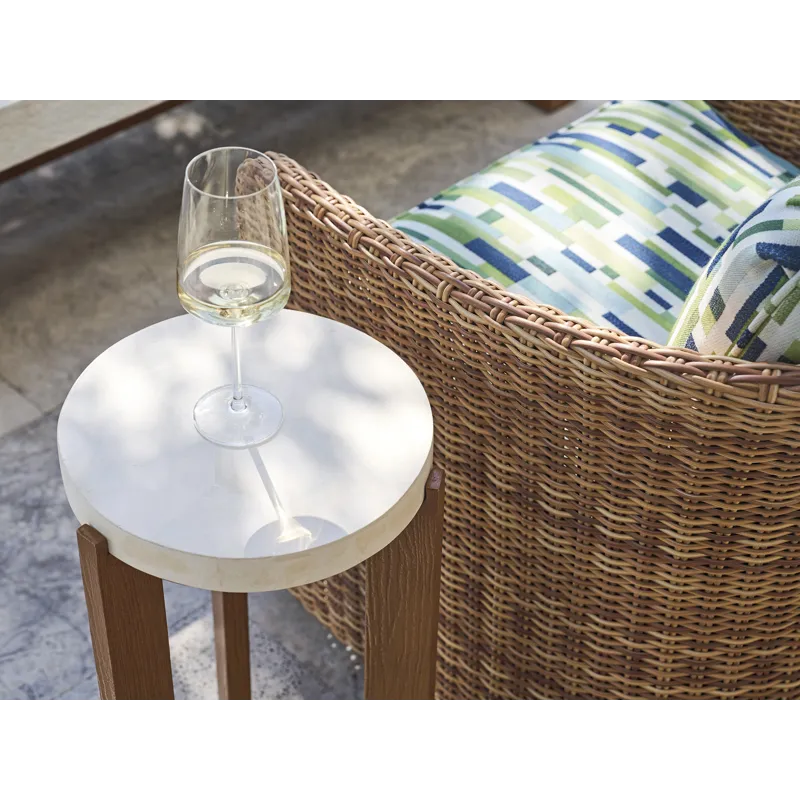 Palm Desert Poolside Accent Table