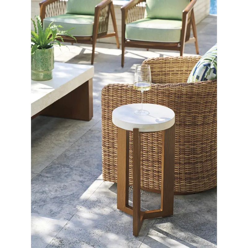 Palm Desert Poolside Accent Table