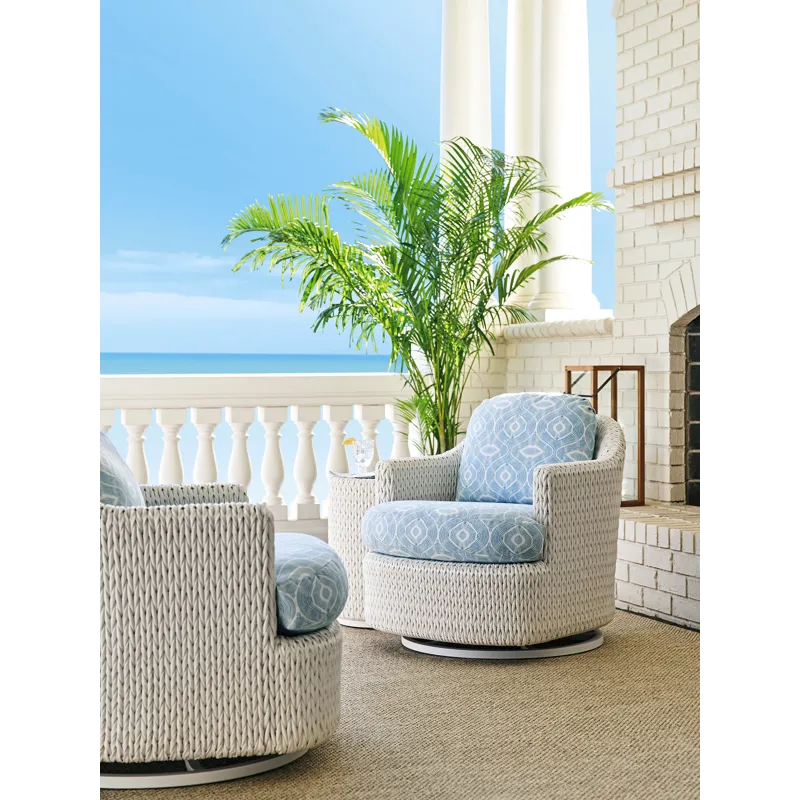 Ocean Breeze Promenade Occasional Swivel Chair