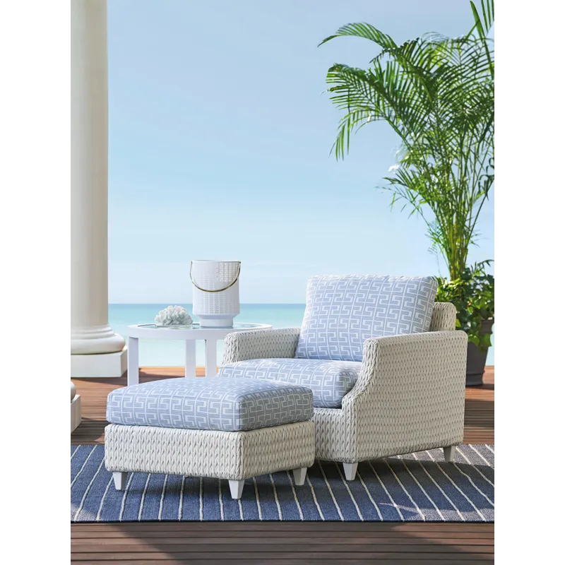 Ocean Breeze Promenade Ottoman