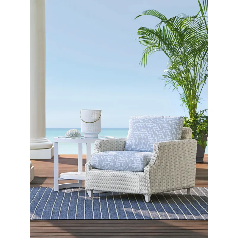 Ocean Breeze Promenade Round End Table
