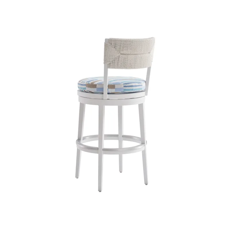 Ocean Breeze Promenade Swivel Bar Stool