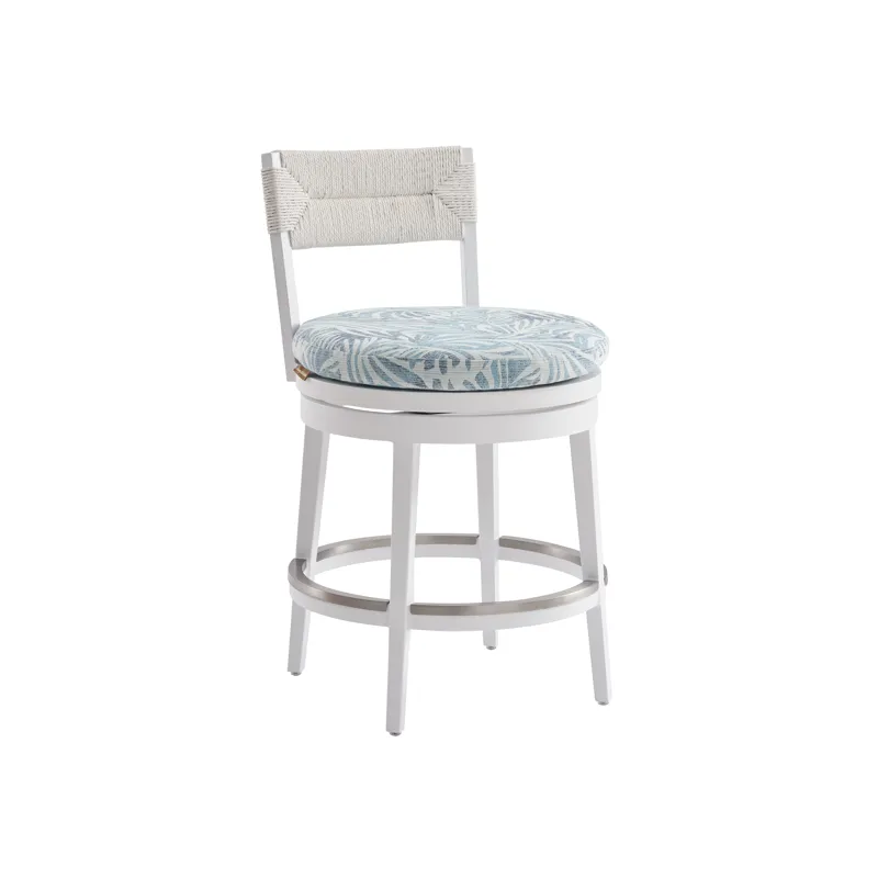 Ocean Breeze Promenade Swivel Counter Stool