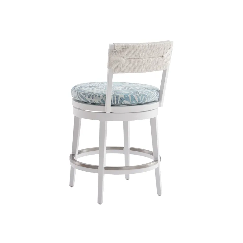 Ocean Breeze Promenade Swivel Counter Stool