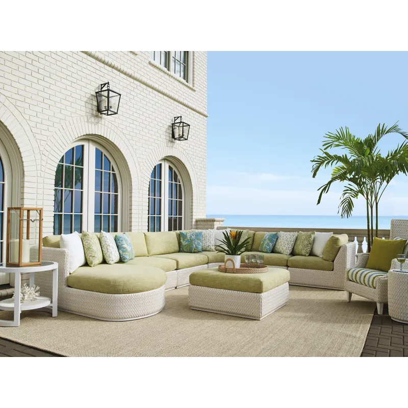Ocean Breeze Promenade Ottoman