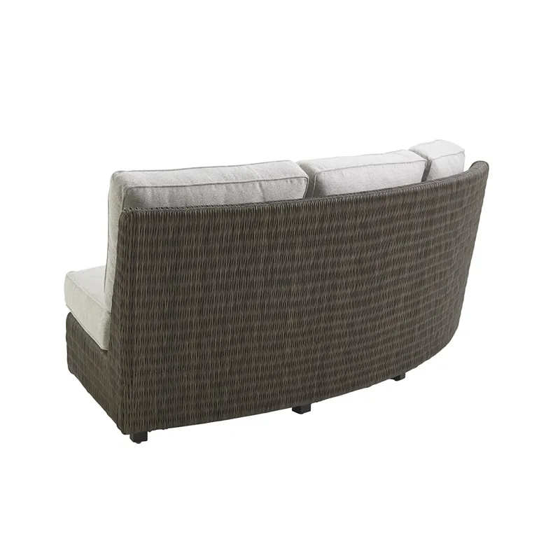 Cypress Point Ocean Terrace Curved Sectional Armless Sofa