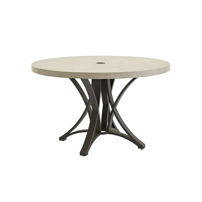 Cypress Point Ocean Terrace Dining Table W/Weatherstone Top