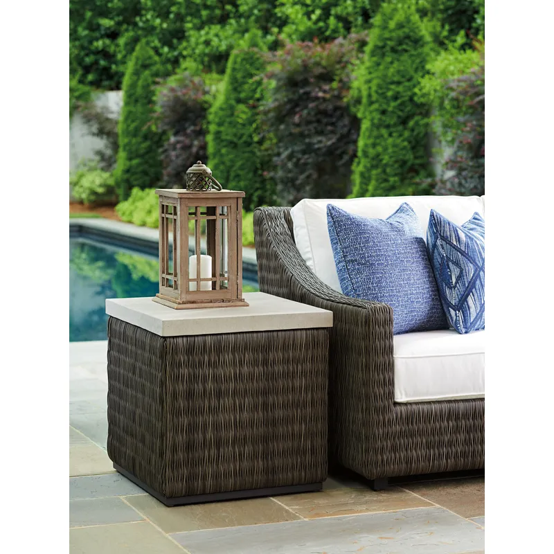Cypress Point Ocean Terrace Square End Table