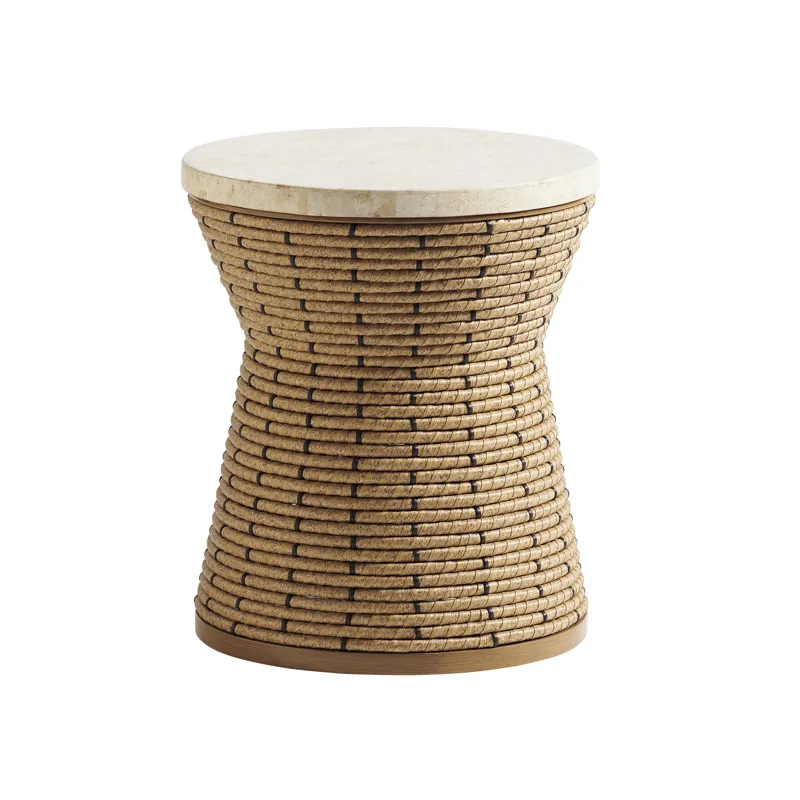 Los Altos Valley View Round Side Table