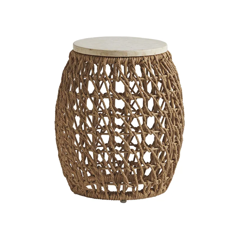 Los Altos Valley View Round Accent Table