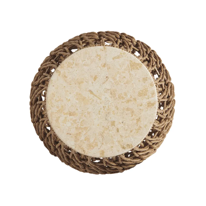 Los Altos Valley View Round Accent Table