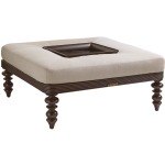 Cocktail Ottoman W/Tray