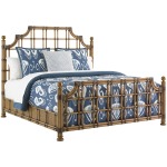 St. Kitts Rattan Bed 6/6 King