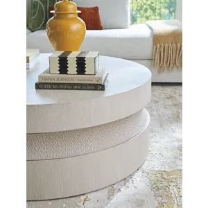 Copacabana Bianca Round Cocktail Table