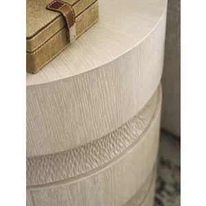 Copacabana Bianca Round End Table