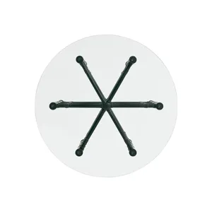 Stellaris Dining Table With 54 Inch Glass Top