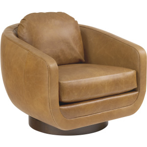 Copacabana Carreta Leather Swivel Chair