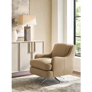 Copacabana Viento Leather Swivel Chair