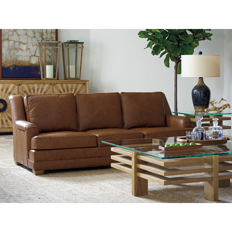 Benton Leather Sofa By Tommy Bahama 9032 33 01 Willis Furniture