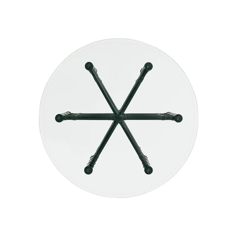 Stellaris Dining Table With 54 Inch Glass Top