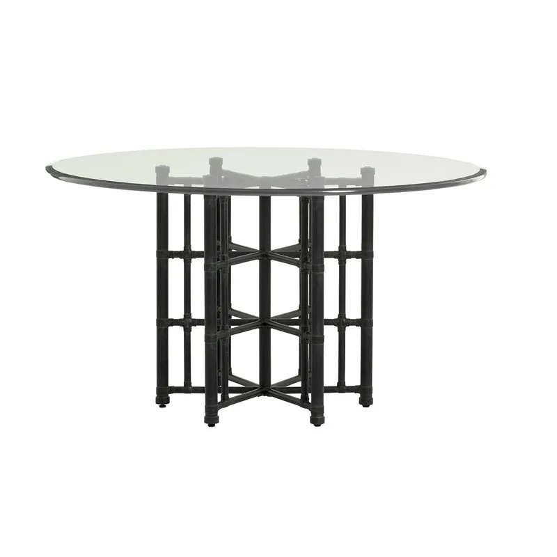 Stellaris Dining Table With 54 Inch Glass Top