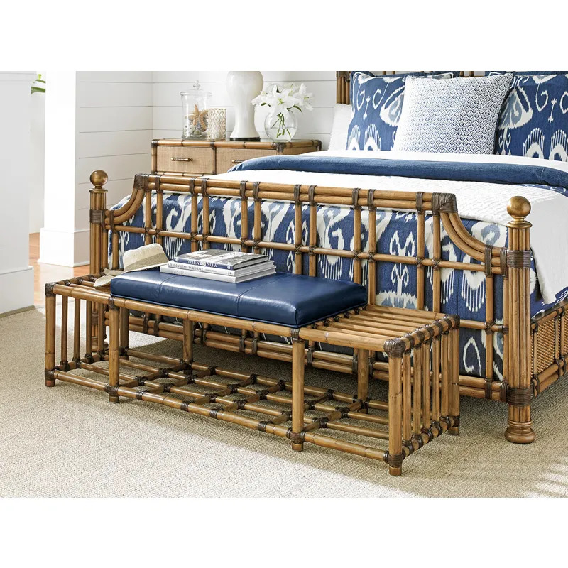 Seafarer Leather Bench