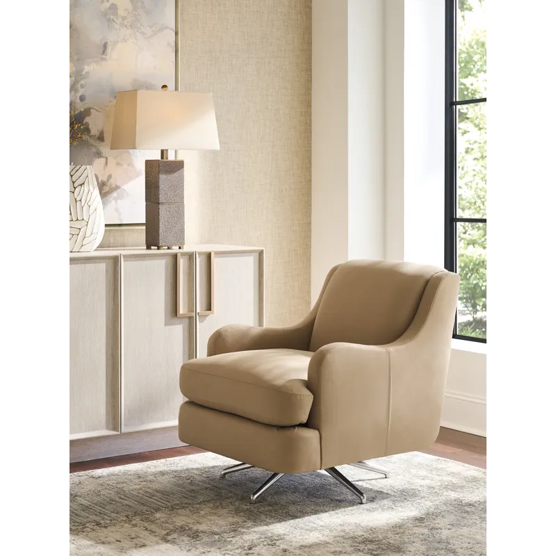 Copacabana Viento Leather Swivel Chair
