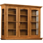 BiltRight 3 Door Hutch Top w/Glass Doors