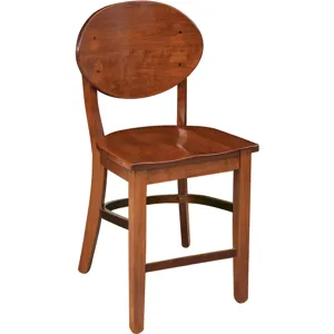 Helvetica Stationary-Counter Height Stool