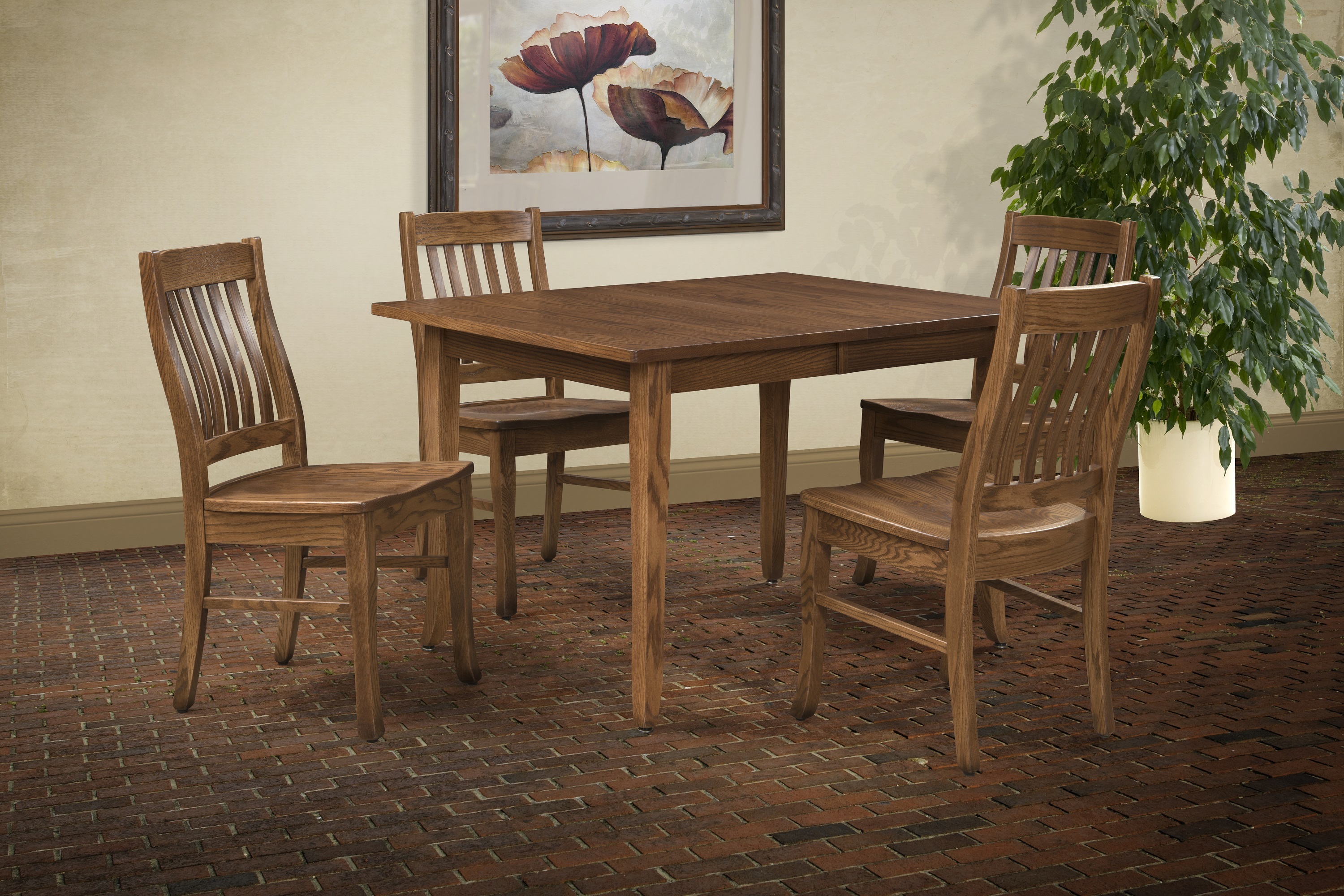 Quality Legends Table w/Solid Top QL42600L by Trailway Amish at
