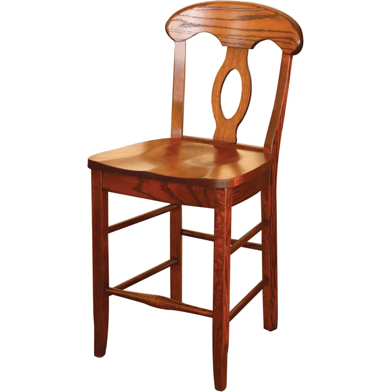 Wilmington Stationary-Bar Height Stool