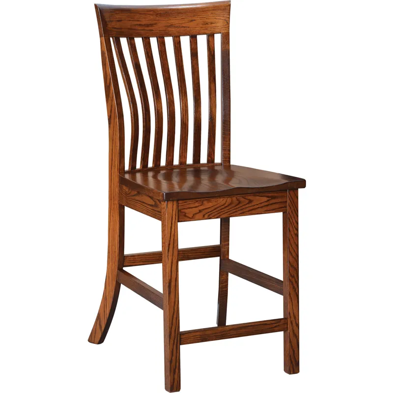 Vienna Premium Stationary-Bar Height Stool