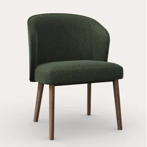 Tania Chair w/Round Wood Legs