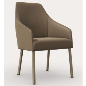 Sara II Plus Chair w/Square Metal Legs