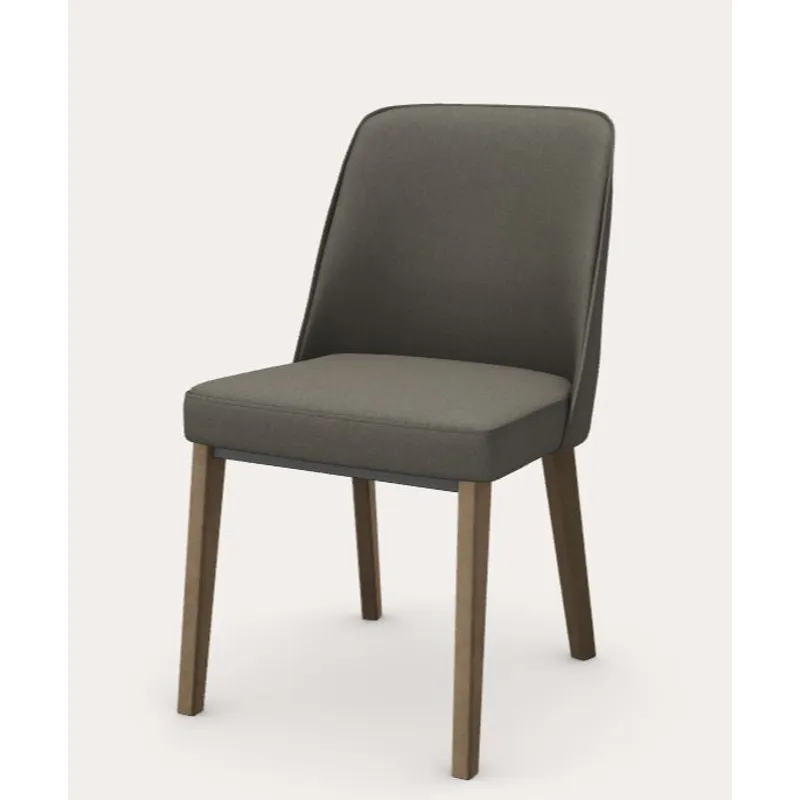 Eva Side Chair w/Square Wood Legs