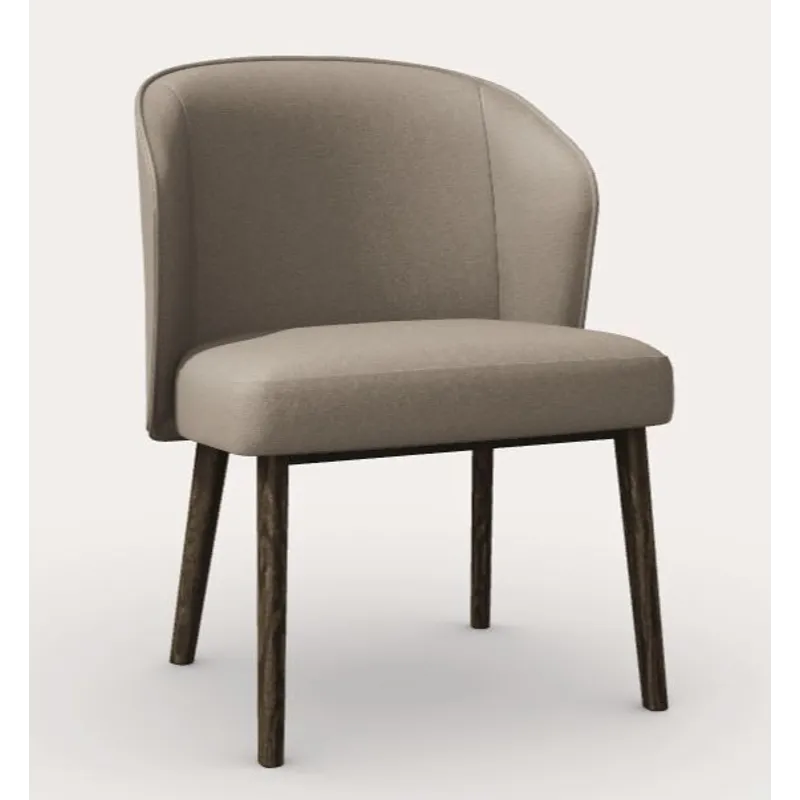 Tania Chair w/Round Wood Legs