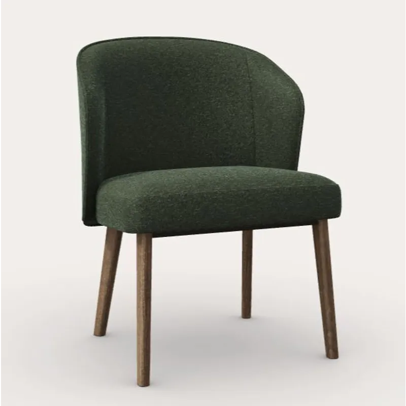 Tania Chair w/Round Wood Legs