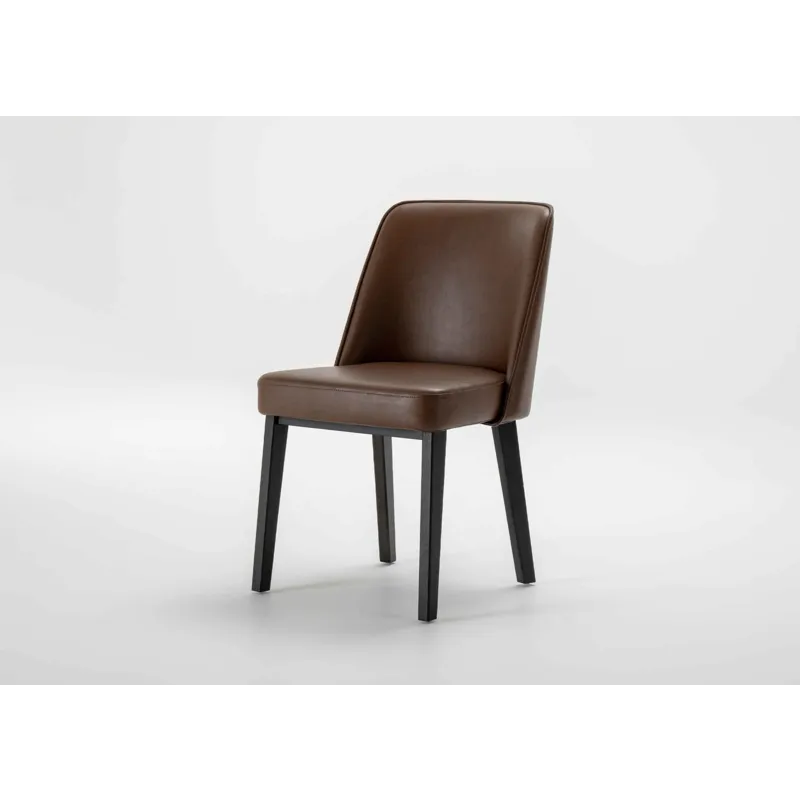 Eva Side Chair w/Square Wood Legs