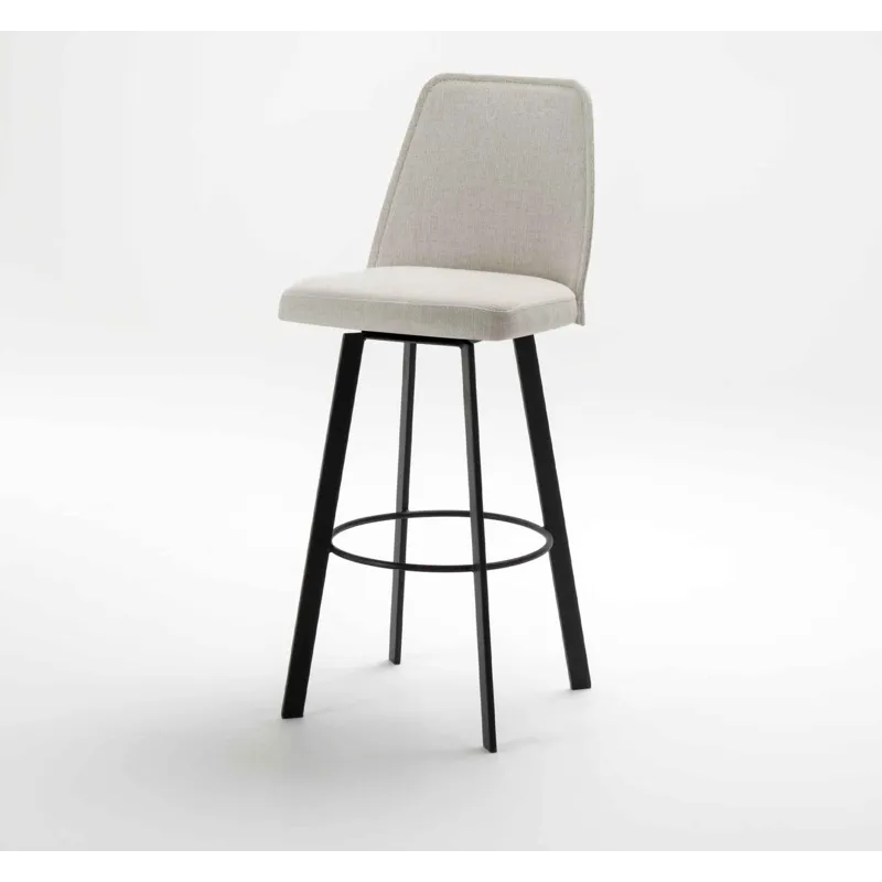 Sofia Counter Swivel Stool w/Rectangular Metal Legs