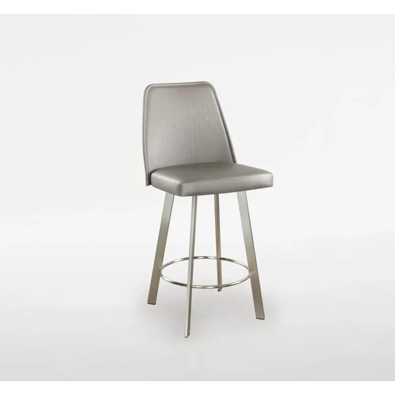 Sofia Counter Swivel Stool w/Rectangular Metal Legs