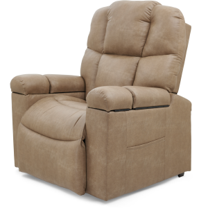 Rigel Medium/Large Power Lift Recliner - Saddle
