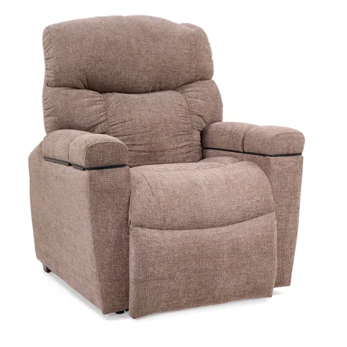 Maya Power Lift Recliner w/Air Massage & HeatWave - Maize