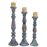 Wood Candle Stand