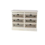 Wood Glass Chest