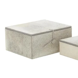 Leather Hide Box - Large