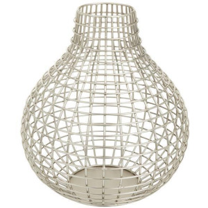 Metal Geometric Wire Vase