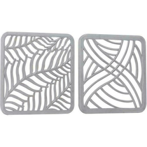 Grey Wood Wall Decor, 2 Assorted