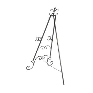 Black Metal Traditional Easel