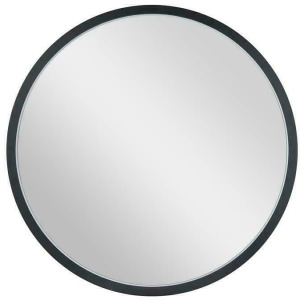 Black Wood Wall Mirror