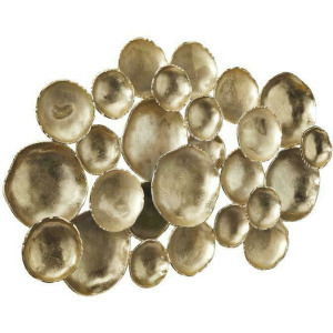 Gold Aluminum Modern Wall Decor